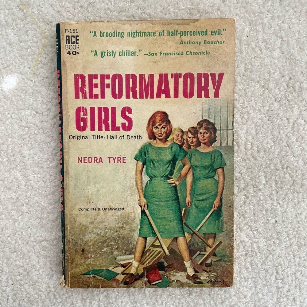 Reformatory Girls Book Nedra Tyre 1960 Original Title Hall Of Death